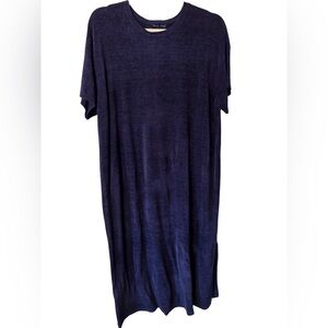 Barefoot Dreams Reg CozyChic Ultra Lite Short Sleeve Pointelle Dress NWOT 2X